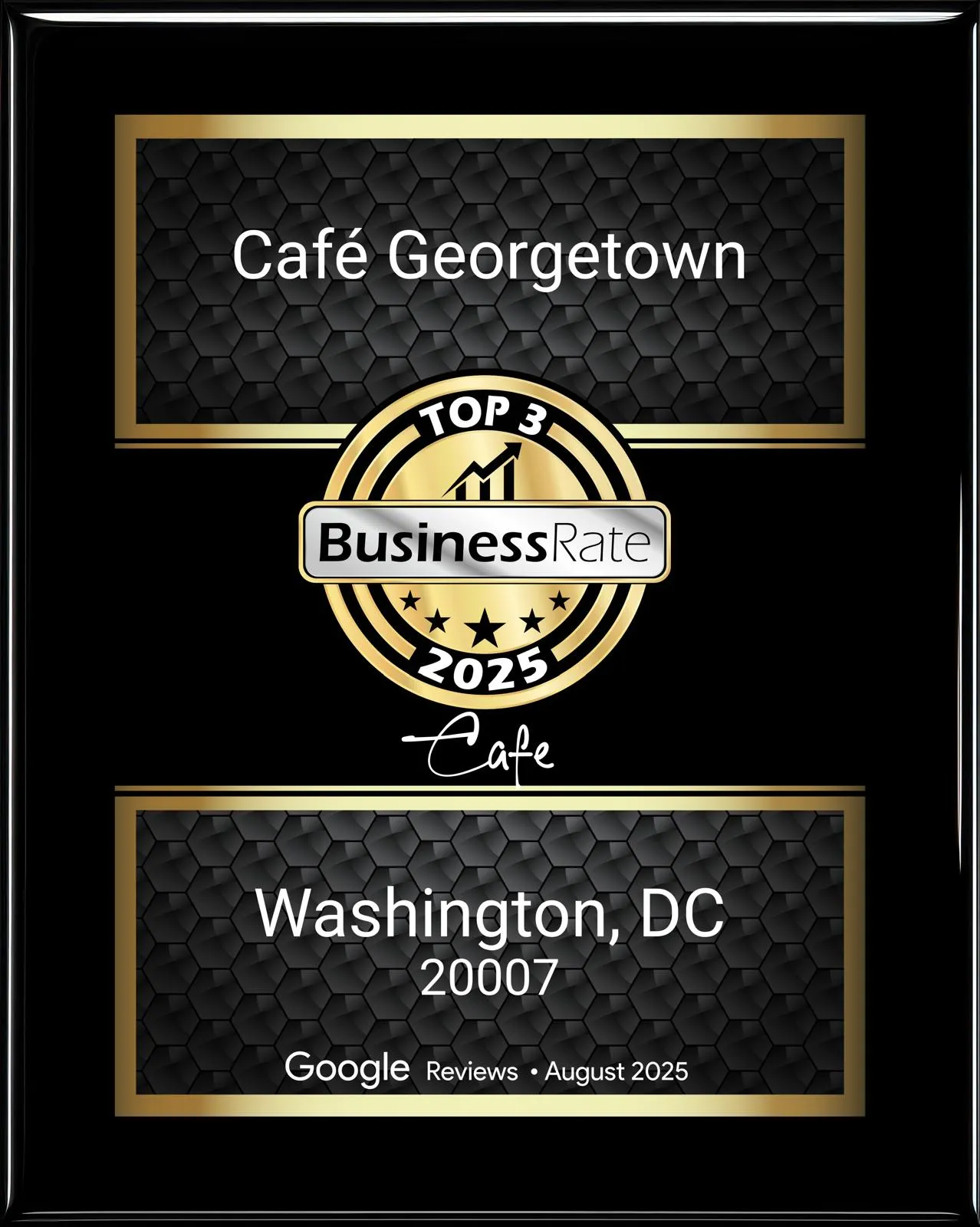 Top 3 Café Award
